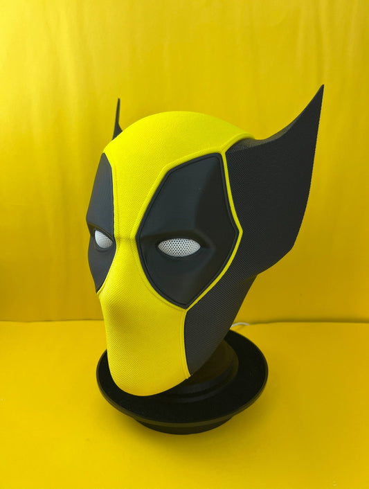 Poolverine Mask With Magnet 3D Printed Dead - pool & Wolver ne Mask