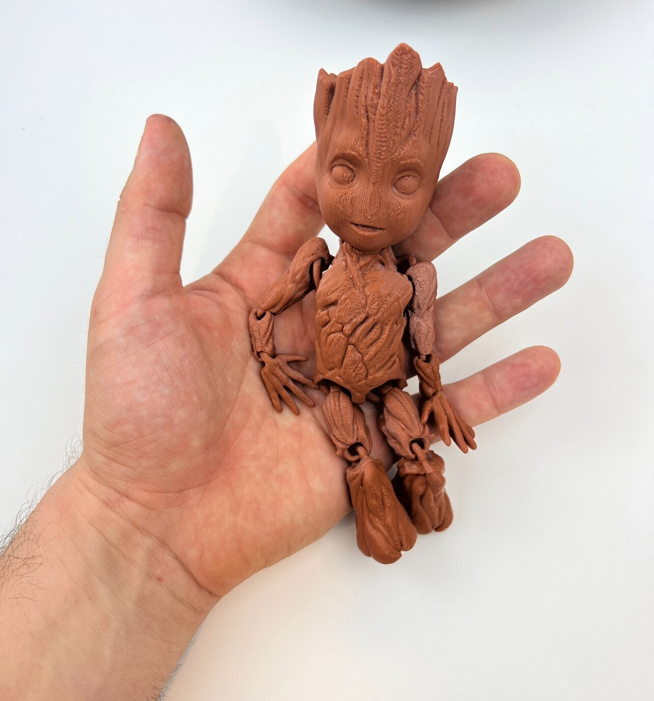 Adorable 3D Printed Baby Grot Figurine - Handmade Gurdians of the Glaxy Collectible Toy - Fidget Toy