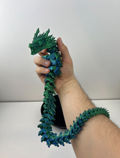 Handmade 3D Printed Dragon Toy - Fantasy Creature Collectible - Fidget Toy