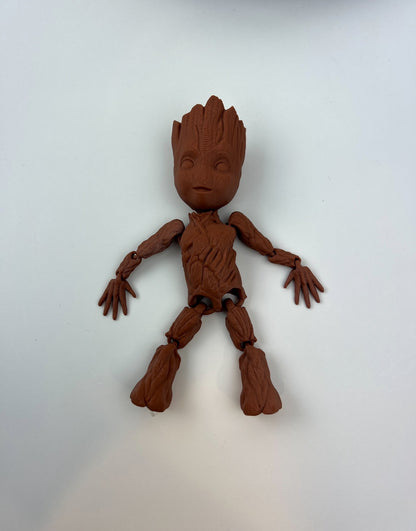 Adorable 3D Printed Baby Grot Figurine - Handmade Gurdians of the Glaxy Collectible Toy - Fidget Toy