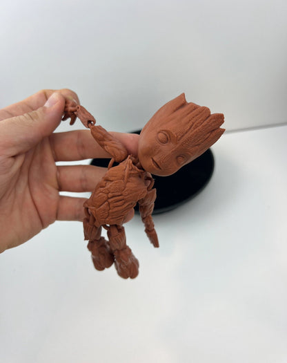 Adorable 3D Printed Baby Grot Figurine - Handmade Gurdians of the Glaxy Collectible Toy - Fidget Toy