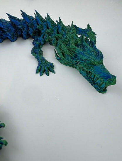 Handmade 3D Printed Dragon Toy - Fantasy Creature Collectible - Fidget Toy