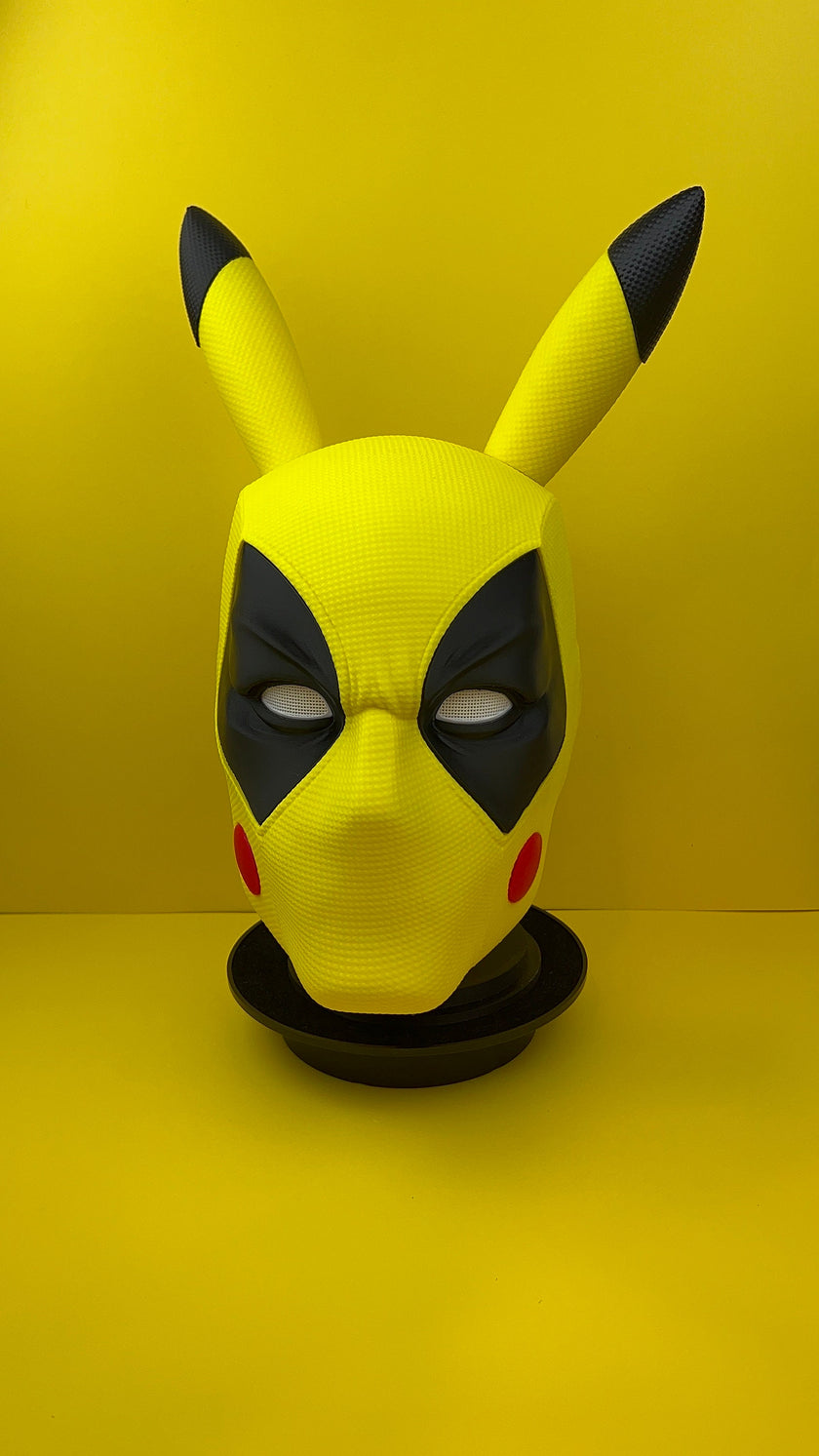 Pikapool Mask with Magnetic - Fun cosplay