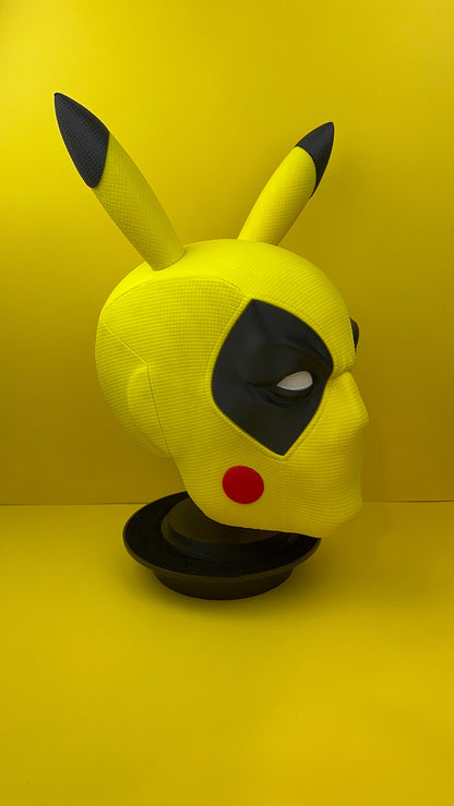 Pikapool Mask with Magnetic - Fun cosplay