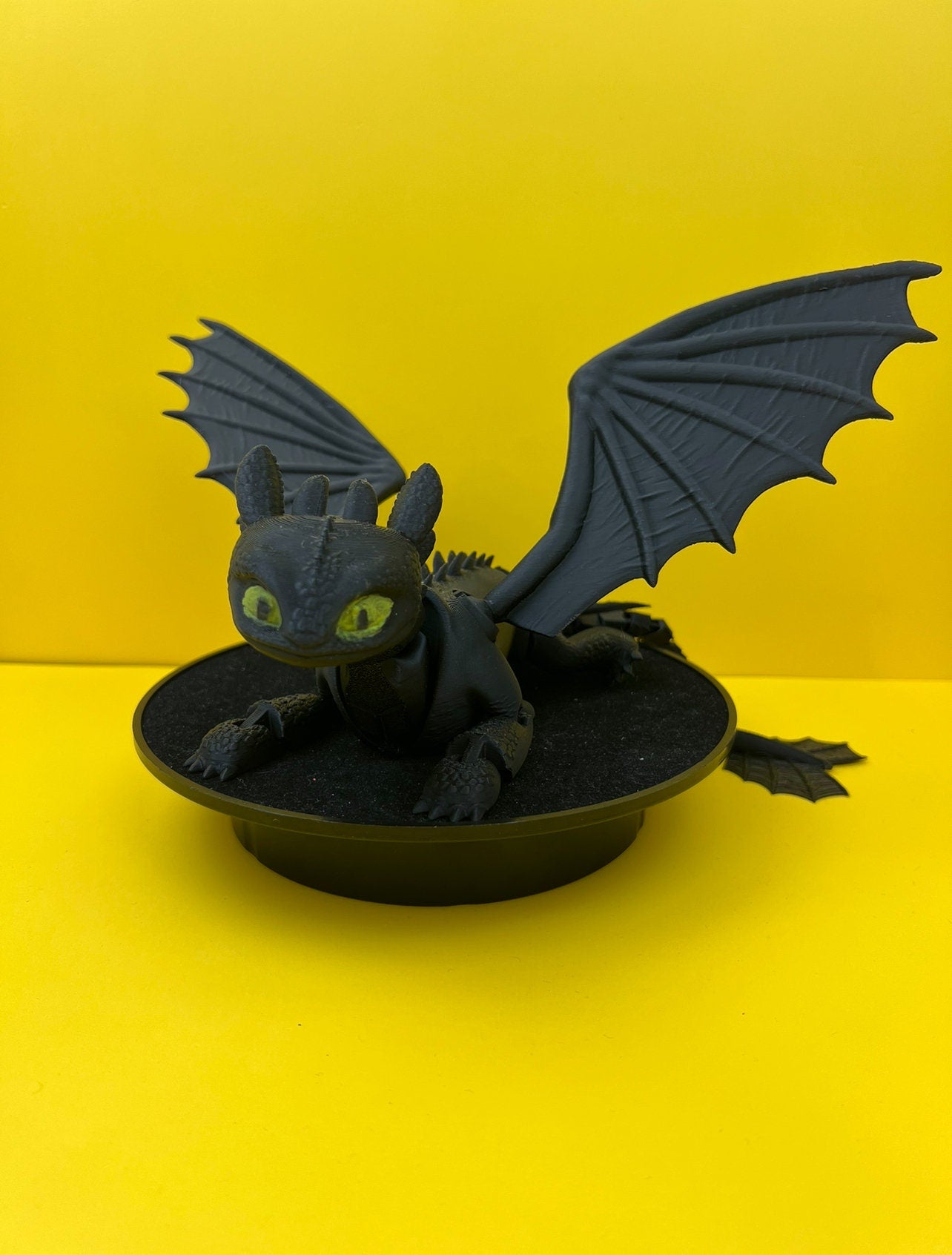 Handcrafted 3D Printed Tooth-less Dragon Toy – Perfect Gift for Kids and Collectors