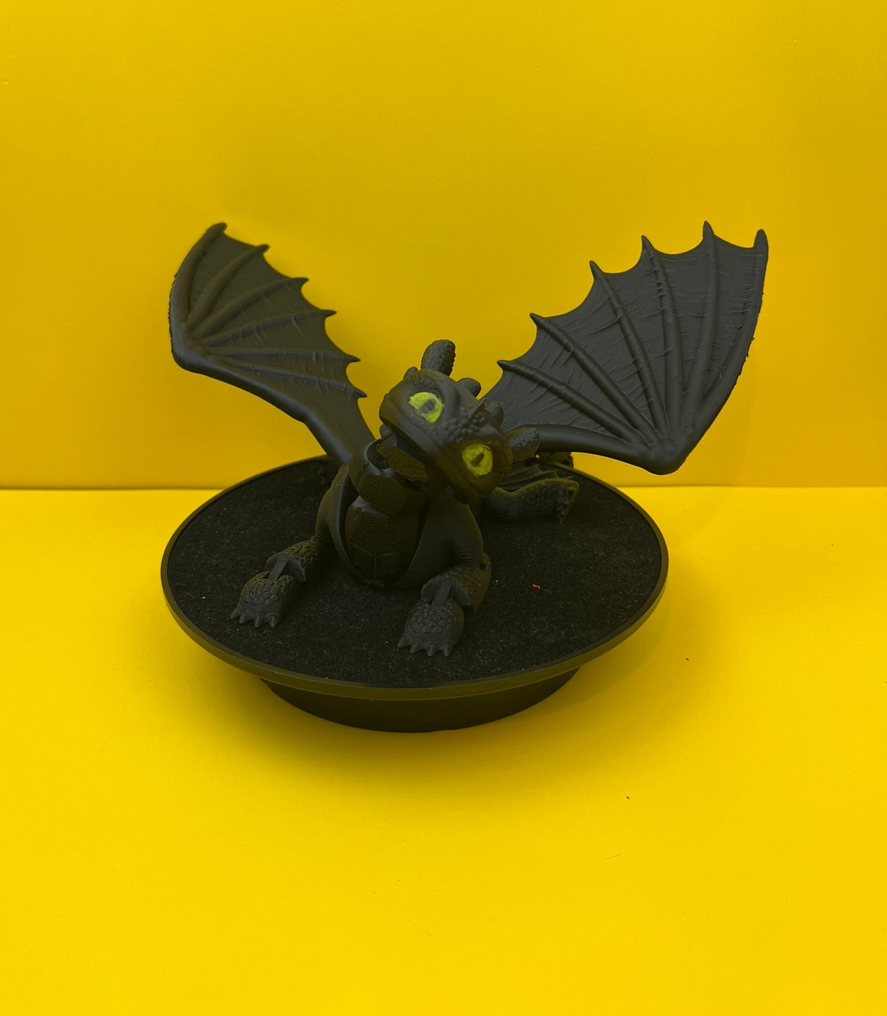 Handcrafted 3D Printed Tooth-less Dragon Toy – Perfect Gift for Kids and Collectors