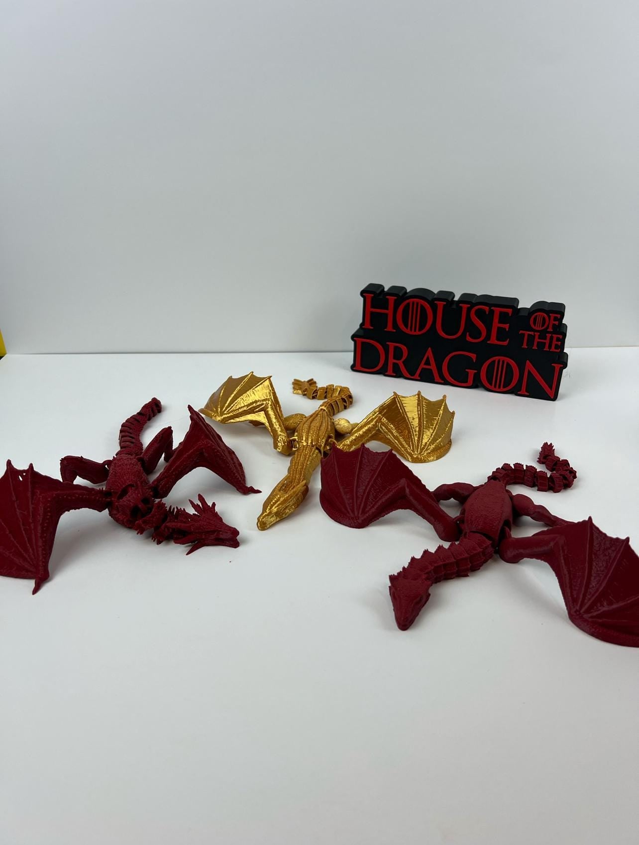 House Dragn Dragon Models – Syrx, Caraxs, Vhagr, and Melys | Collectible Dragons Set or Individual Pieces