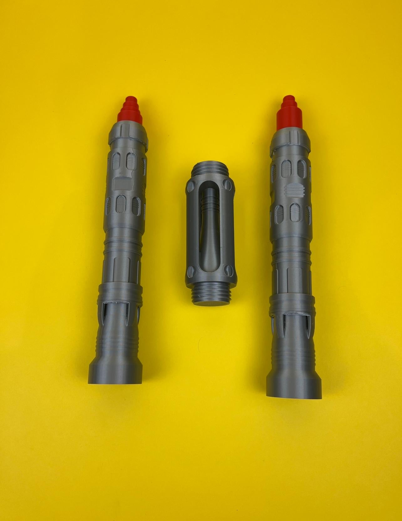 3D Printed Collapsible Double-Bladed Lightsaber Toy – Perfect for Star Wars Cosplay & Role Play