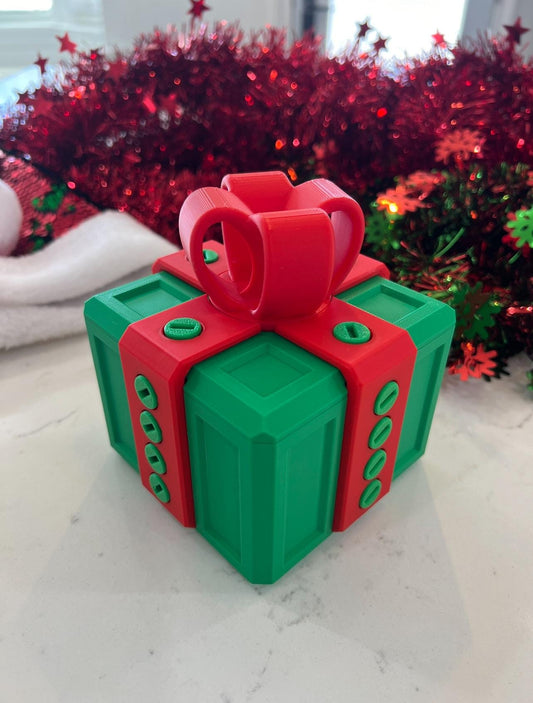 Annoying Gift Box  - Unique Fun Gift, Christmas Surprise Box, Birthdays, Holidays Gift, 3D Printed Custom Gift Idea