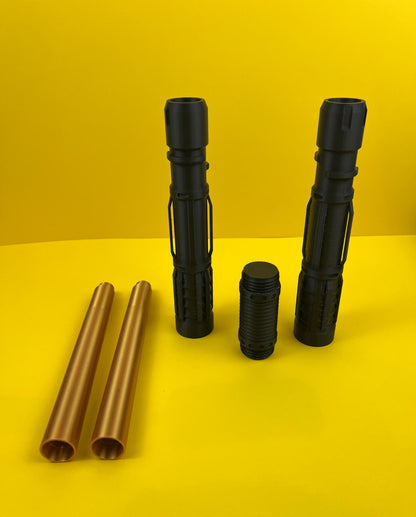 Je-di Double Lightsaber – Dual Saber Prop – Cosplay Accessory – Multiple Color Options