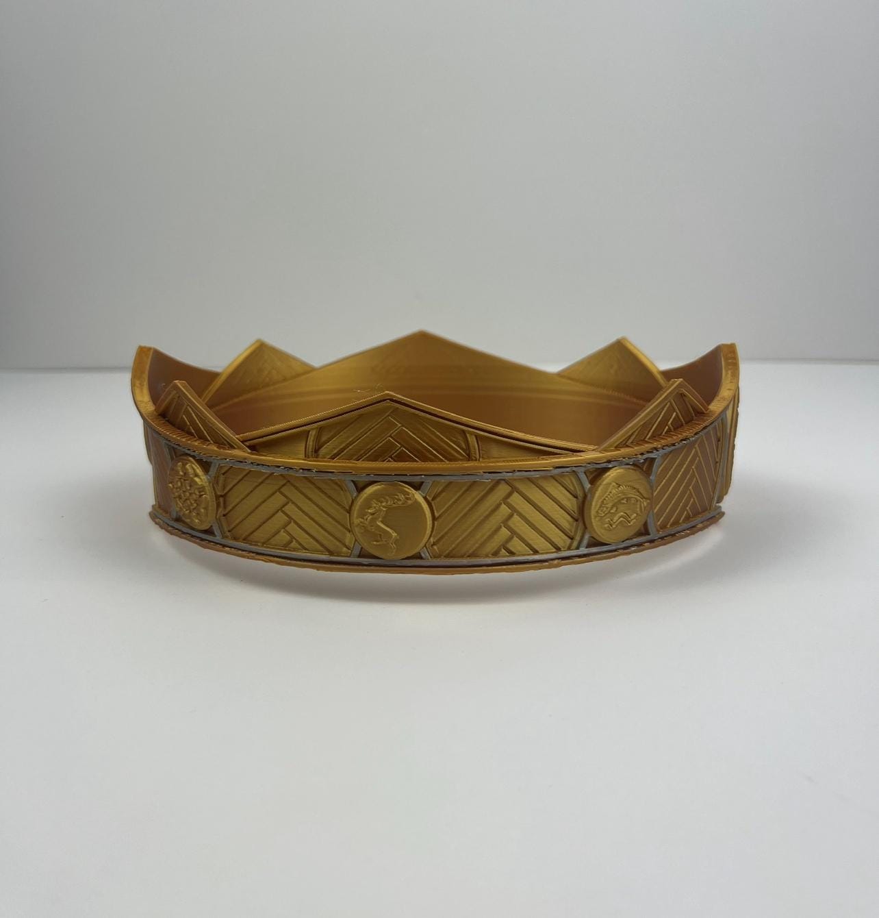 Rhenyra Targryen Crown & Aegn Crown - Game-Inspired Cosplay Accessory - 3D Printed and Hand-Painted