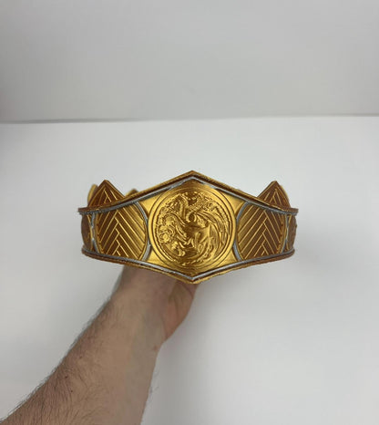 Rhenyra Targryen Crown & Aegn Crown - Game-Inspired Cosplay Accessory - 3D Printed and Hand-Painted