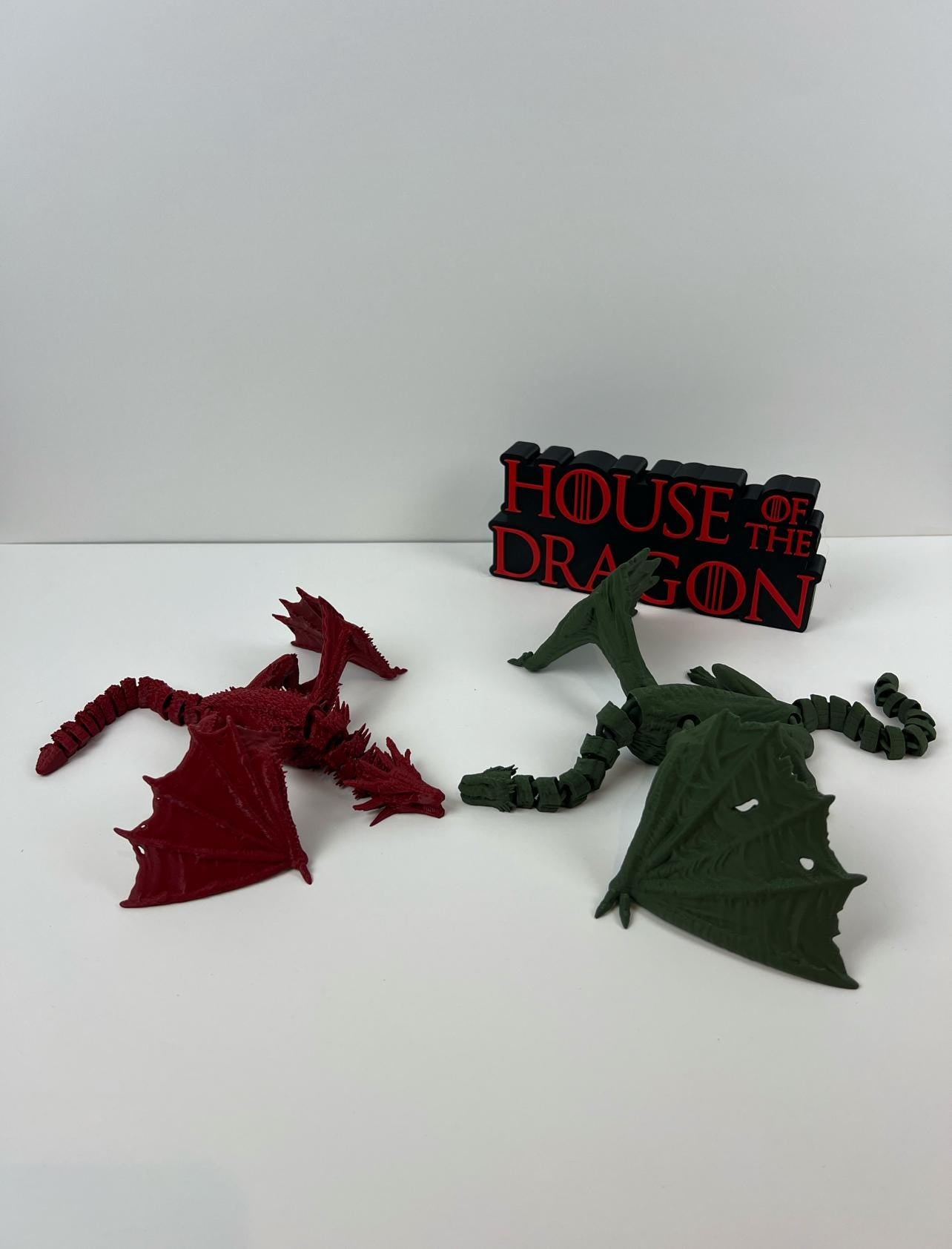 House Dragn Dragon Models – Syrx, Caraxs, Vhagr, and Melys | Collectible Dragons Set or Individual Pieces