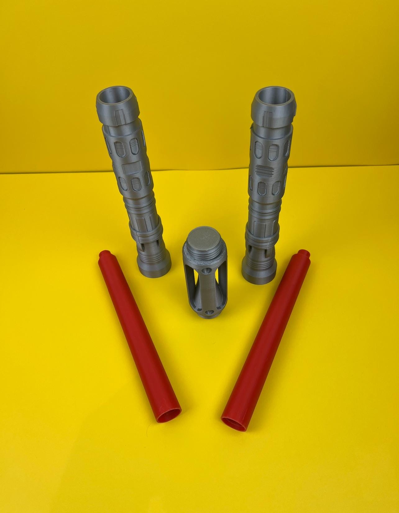 3D Printed Collapsible Double-Bladed Lightsaber Toy – Perfect for Star Wars Cosplay & Role Play