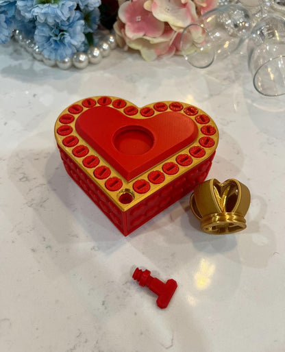 Nervtötende herzförmige Geschenkbox mit Schrauben – Perfekt für Valentinstag, Heiratsanträge und einzigartige Geschenkideen