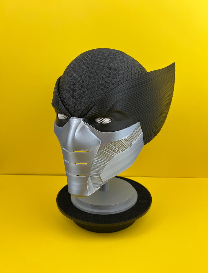 Ultimate Wolwer-rine Cosplay Mask - 3D Printed, Customizable Raw Print, Magnetic Design, Made-to-Order
