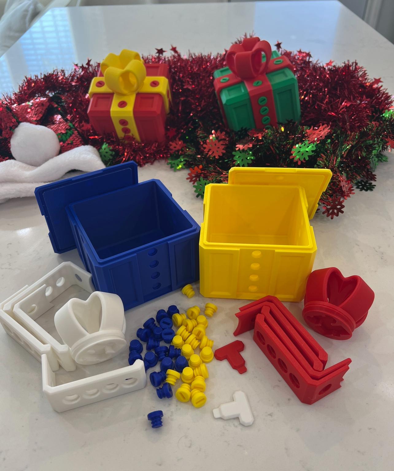 Ärgerliche Geschenkbox - Einzigartiges lustiges Geschenk, Weihnachts-Überraschungsbox, Geburtstags-, Feiertagsgeschenk, 3D-gedruckte individuelle Geschenkidee