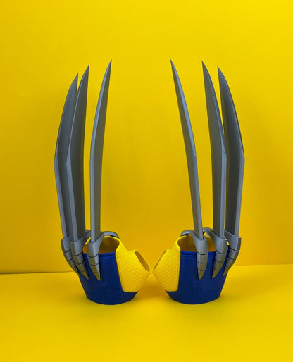 Wolver Variant Cosplay Set -Custom Mask, Claws, Arm Guards, Shoulder Pads , X-men Belt and Full Costume Accessories