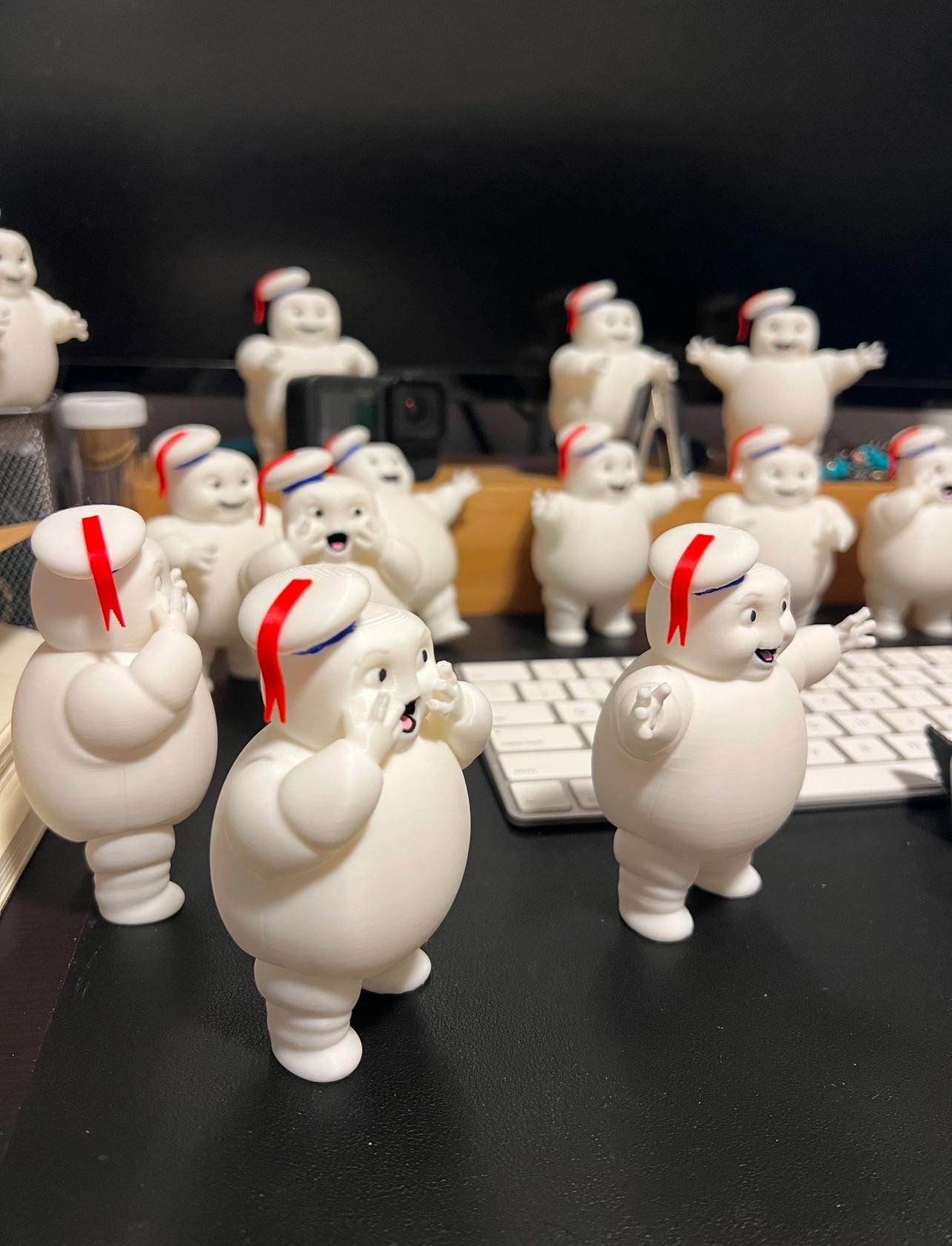Gho-stbus-ters Mini Stay Puft Marshmallow Man Figures - 3D Printed Collectible