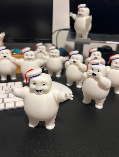 Gho-stbus-ters Mini Stay Puft Marshmallow Man Figures - 3D Printed Collectible