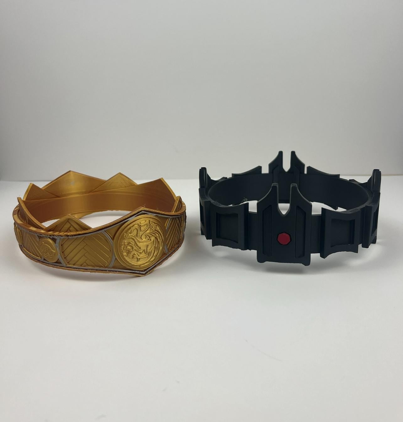 Rhenyra Targryen Crown & Aegn Crown - Game-Inspired Cosplay Accessory - 3D Printed and Hand-Painted