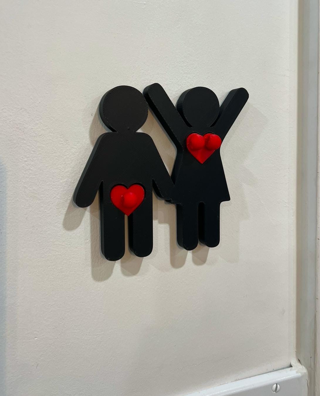 Schlüsselhalter für Paare – Süßer und kreativer Schlüssel-Organizer zur Wandmontage, perfektes Geschenk für Ehemann, Ehefrau oder als Heimdekoration