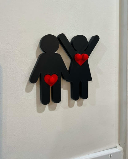 Schlüsselhalter für Paare – Süßer und kreativer Schlüssel-Organizer zur Wandmontage, perfektes Geschenk für Ehemann, Ehefrau oder als Heimdekoration
