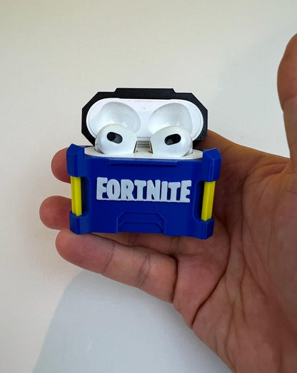 Gamer-inspirierte AirPods Pro Hülle – Battle Royale Loot Box Design, Schutzhülle