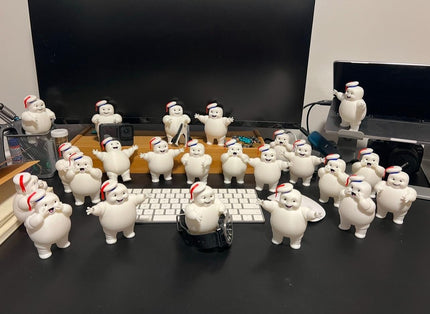 Gho-stbus-ters Mini Stay Puft Marshmallow Man Figures - 3D Printed Collectible