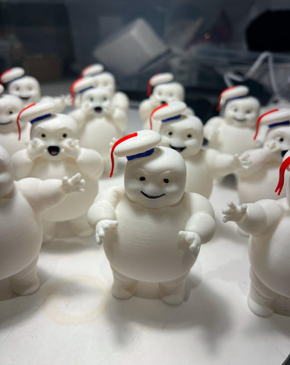 Gho-stbus-ters Mini Stay Puft Marshmallow Man Figures - 3D Printed Collectible