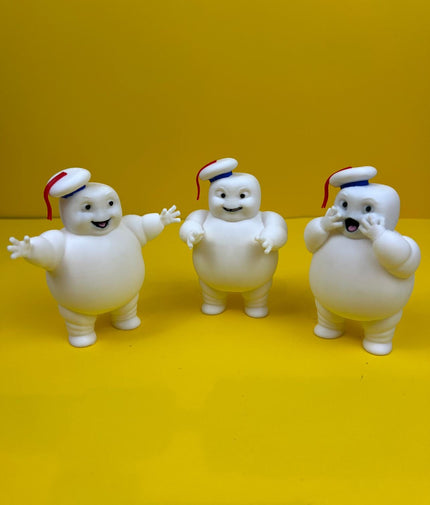 Gho-stbus-ters Mini Stay Puft Marshmallow Man Figures - 3D Printed Collectible