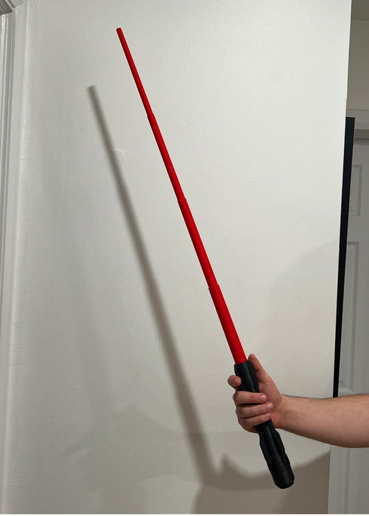 Kylo Ren Lightsaber Replica - Portable, Collapsible- 3D-Printed Cosplay Prop