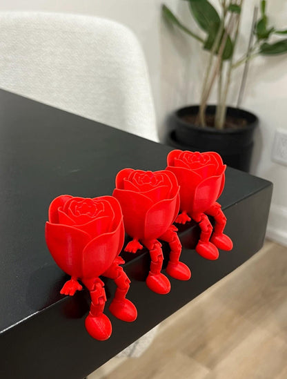 Fidget Rose - Valentine's Day - Fun Desk Gift with 1 or 3 Piece Options