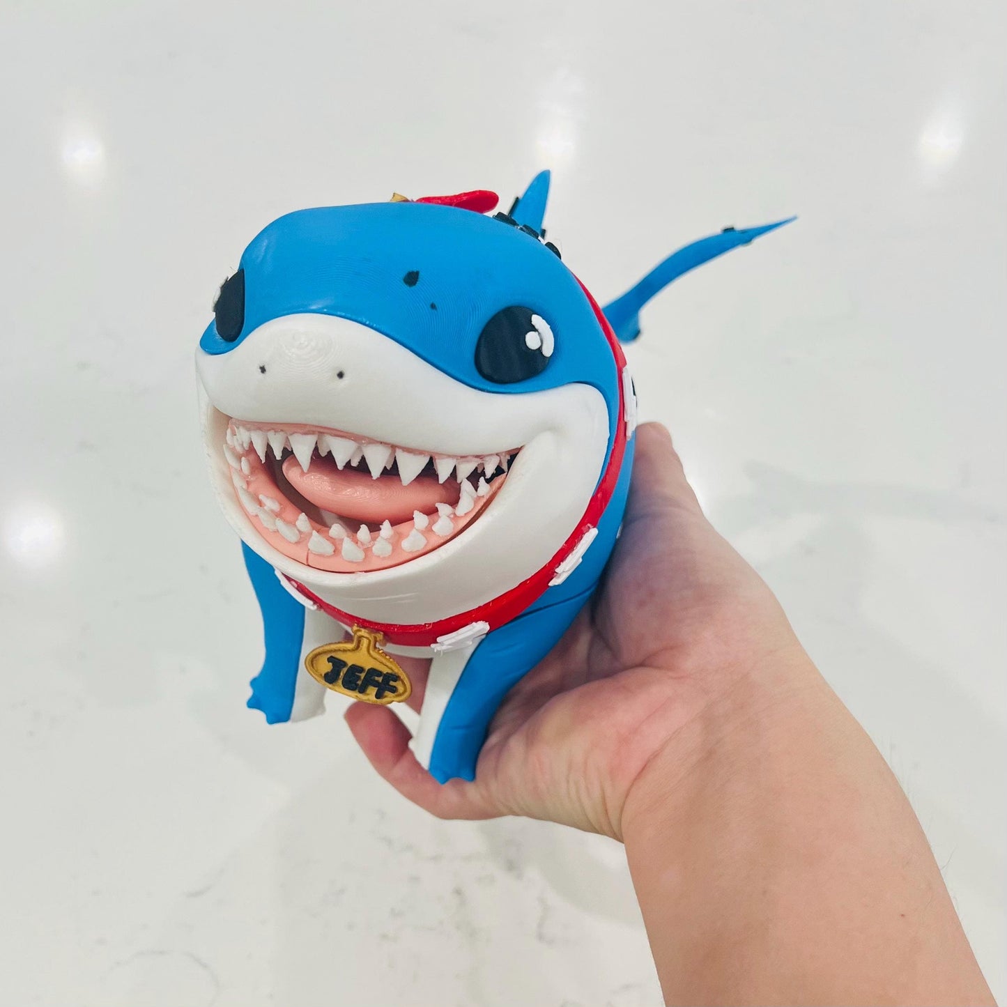 Je-ff The Land Shark Figurine - Collectible Figure | Unique Gift & Display Piece