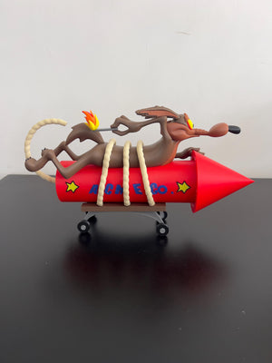 W-le E. Coyote 3D Printed Figure – AC- ME Rocket Ride - Collectible Statue