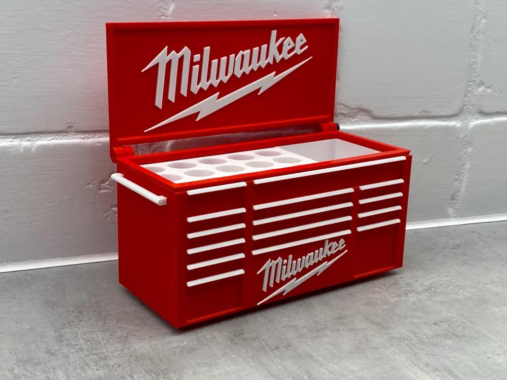 Heavy-Duty Toolbox Desk Organizer – Workbench Pen Holder for DIYers, Mechanics & Woodworkers – Garage , Workshop Essential