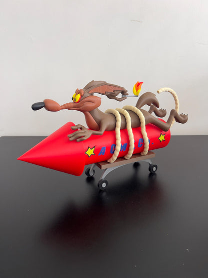 W-le E. Coyote 3D Printed Figure – AC- ME Rocket Ride - Collectible Statue