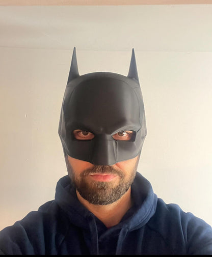 Dark Vigilante Cosplay Mask (NO TARIFF) – 3D Printed Full Face Helmet – Superhero Costume Accessory