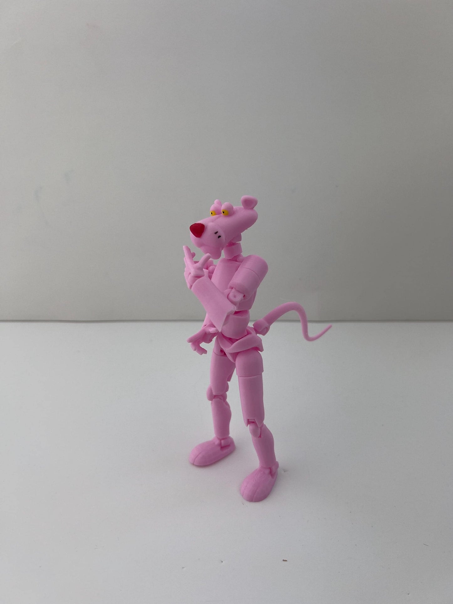 Pnk Pnther Action Figure – Fully Articulated Collectible Toy | Poseable Retro Cartoon Character