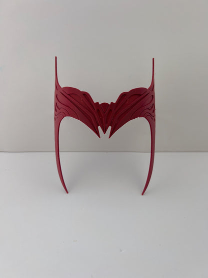 Scar-let Witch Inspired Crown | Red Cosplay Headpiece for Scrlet Witch Fans