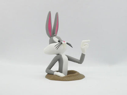 Cartoon Bu-gs Bunny & Hunter Figurine Set – 3D Printed Color Model - NO TARIFF