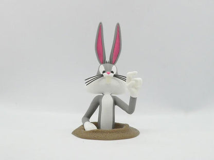 Cartoon Bu-gs Bunny & Hunter Figurine Set – 3D Printed Color Model - NO TARIFF