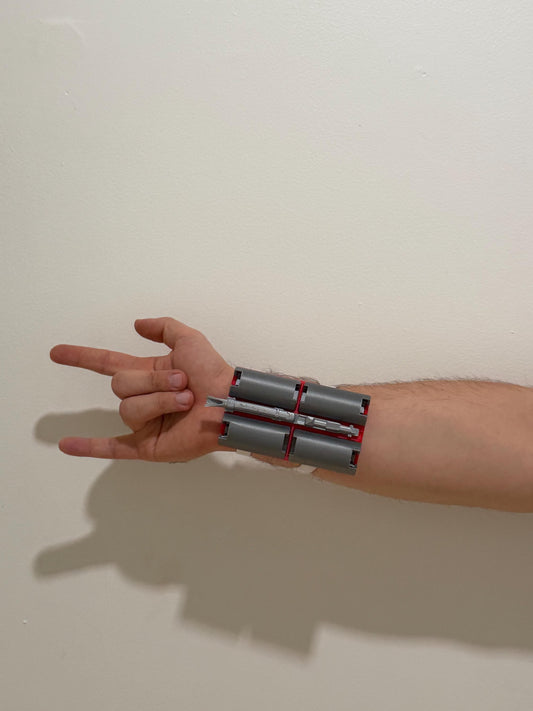 Spi-der-Man Web Shooter – Realistic 3D-Printed Wrist Gadget, Cosplay Accessory, Collector Gift, Dual Arm Set