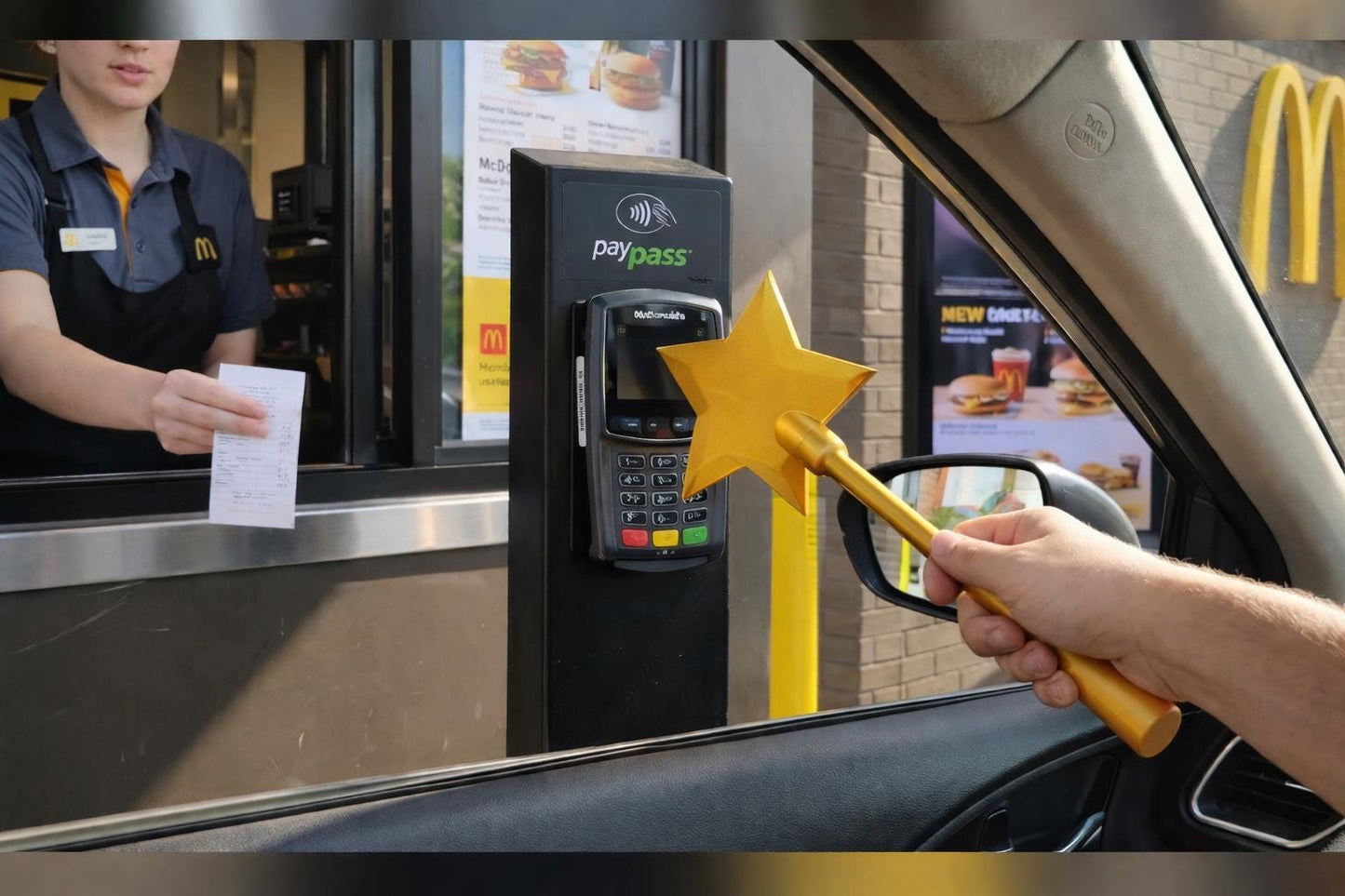 Tap to Pay Credit Card Magic Wand – Funny Contactless Payment Wizard Prop