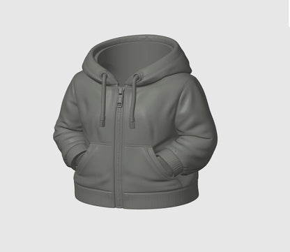Hoodie Pen Holder STL – Realistic Jacket Desk Organizer 3D Print File – Stylish Pencil Holder Model