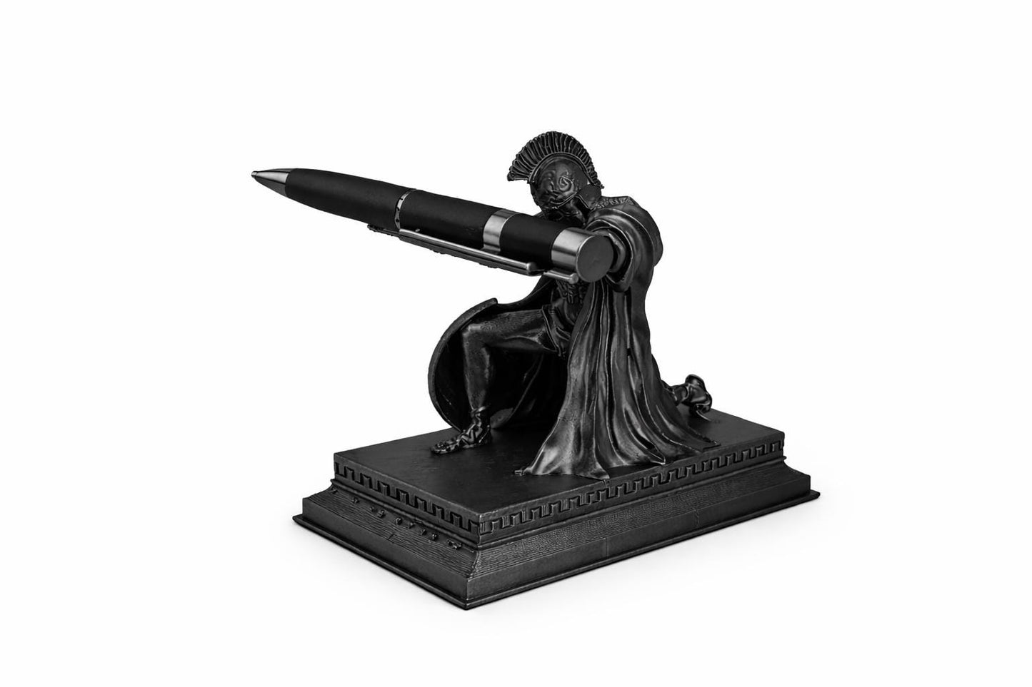 Spartan Warrior Pen Holder – Ancient Greek Desk Organizer for History Lovers, Unique Desk Accessory