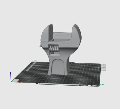 Wrench Pen Holder STL – Adjustable Spanner Desk Organizer 3D Print File – Tool Shaped Pencil Cup Model