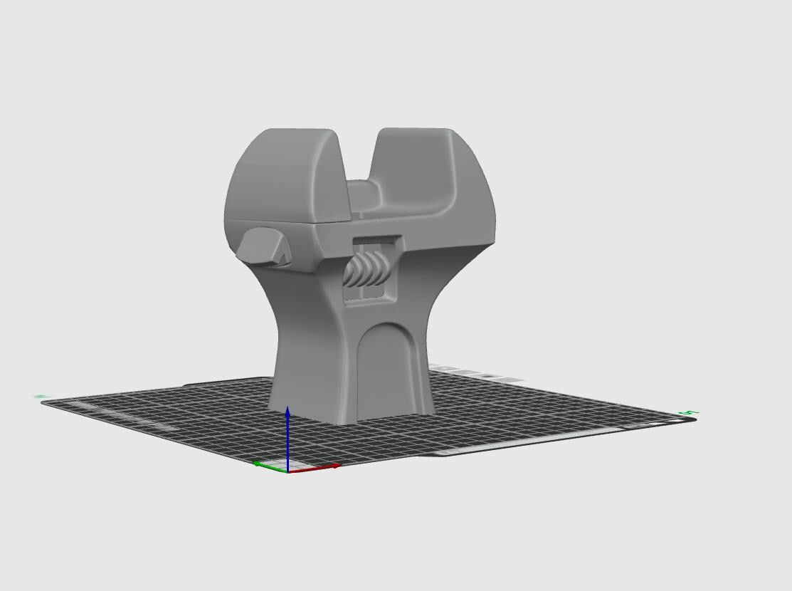 Wrench Pen Holder STL – Adjustable Spanner Desk Organizer 3D Print File – Tool Shaped Pencil Cup Model