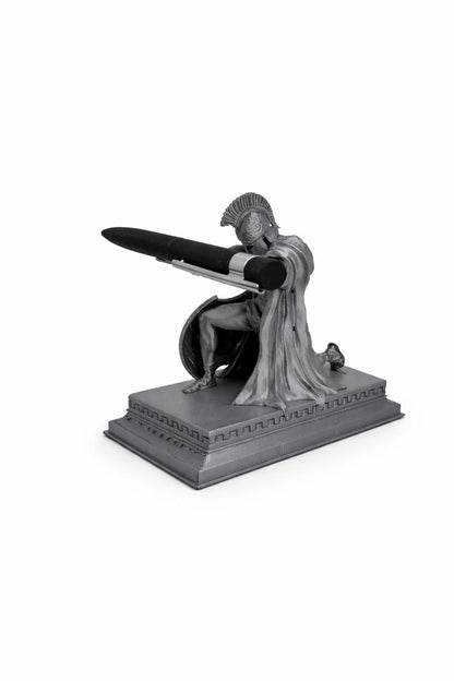 Spartan Warrior Pen Holder – Ancient Greek Desk Organizer for History Lovers, Unique Desk Accessory