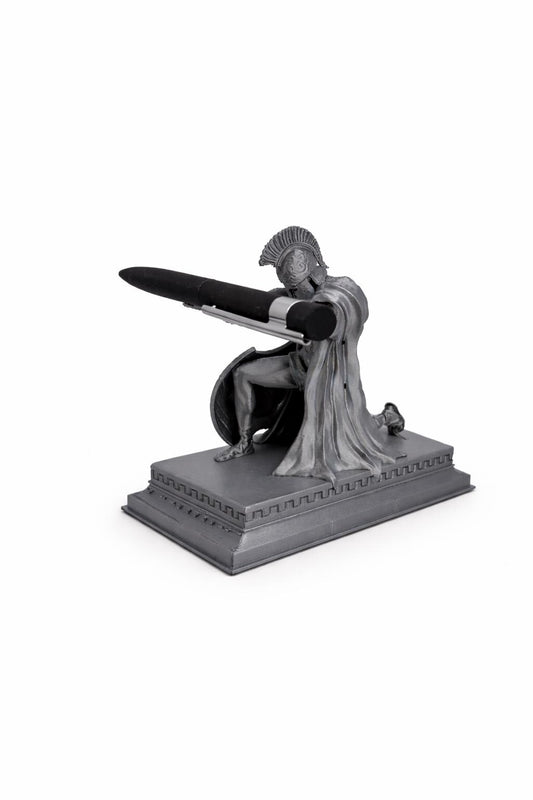 Spartan Warrior Pen Holder – Ancient Greek Desk Organizer for History Lovers, Unique Desk Accessory
